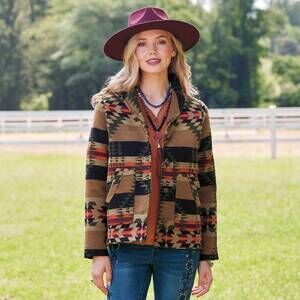 NEW BACK IN THE SADDLE desert eve jacket in brown